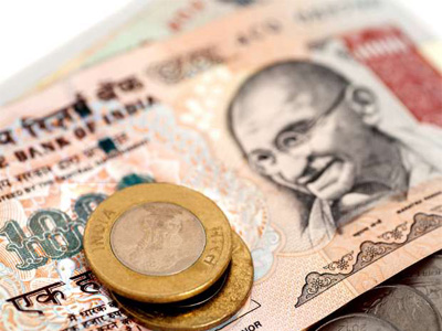 Rupee down 13 paise to 66.7 against dollar