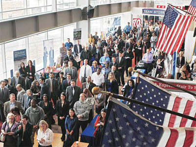 US employment gains hit seven-month low, labour force shrinks