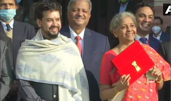 Budget 2021: Union Finance Minister Nirmala Sitharaman replaces Swadeshi 'bahi khata' with 'Made in India' tablet
