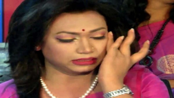 First transgender newsreader breaks down in tears after finishing her first bulletin on TV