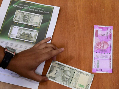 New Rs 500 and Rs 2000 notes issued today: Economics of printing money