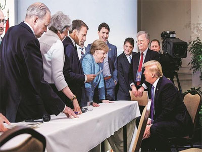 Donald Trump refuses to sign G-7 statement, snubs Justin Trudeau