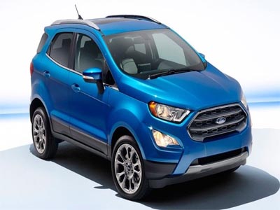 2017 Ford EcoSport facelift spotted in new blue colour and it looks damn fine!