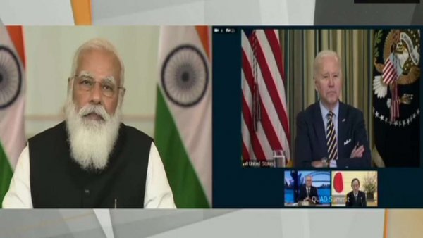 First Quad summit: US President Biden greets PM Modi, says 'It's great to see you'