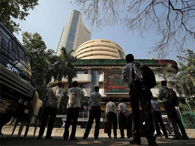 Sensex drops over 200 points; RIL soars 8%