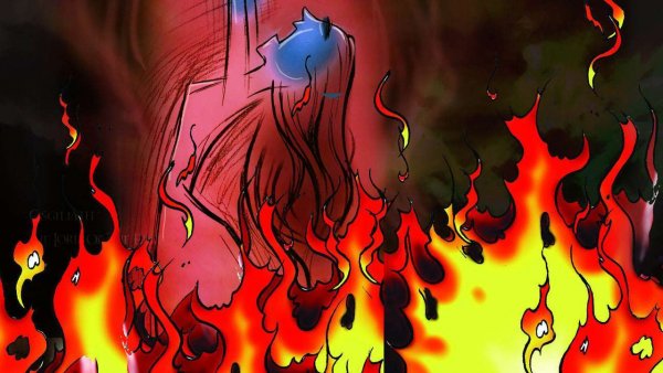 Andhra Pradesh: 24-year-old woman set ablaze by ex-lover pulls him in, both dead