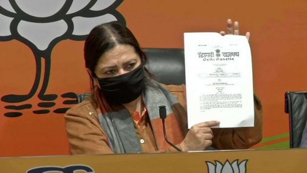 Kejriwal is 'new chameleon': BJP MP Meenakshi Lekhi slams Delhi CM for tearing copies of farm laws