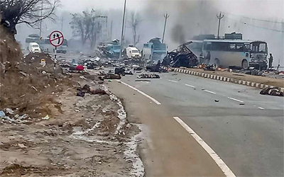 At least 37 CRPF personnel killed in suicide blast in J&K's Pulwama, Jaish-e-Mohammed claims responsibility