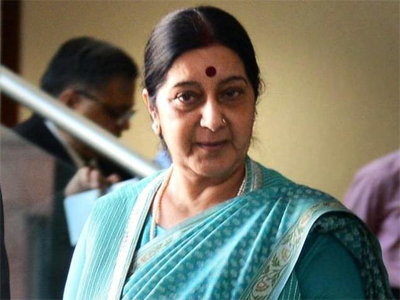 Sushma raises Masood Azhar issue with Chinese counterpart