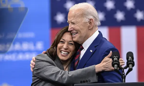 Biden passes baton to Harris, says she will be 'historic president'