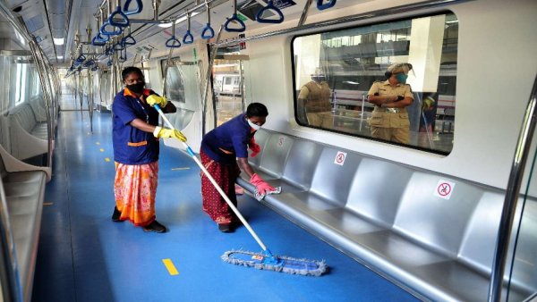 Karnataka Unlock: Buses, Bengaluru metro services start operations with 50% capacity
