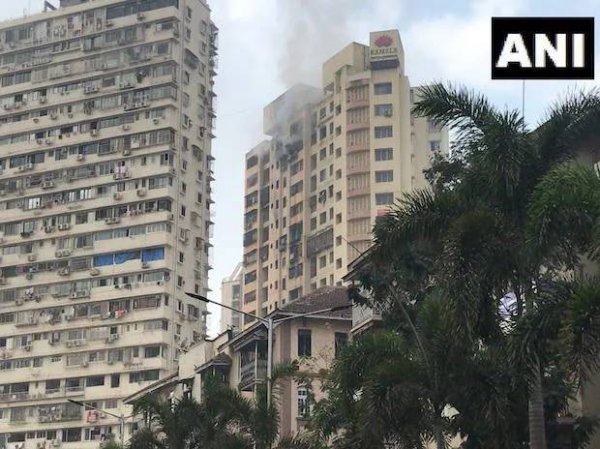 Two dead, 17 injured in major fire in a residential building in Mumbai