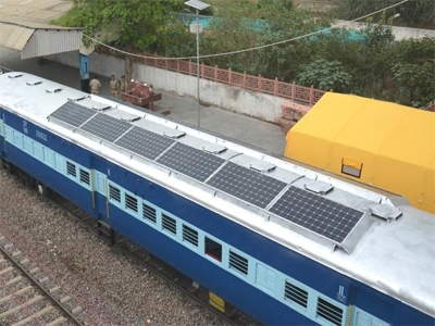 India’s ‘first solar-powered train’: All you want to know about Indian Railways’ green initiative