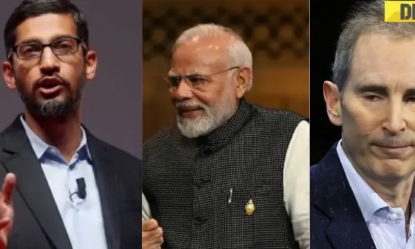 $25 billion to be invested in India, Google, Amazon CEOs Sundar Pichai, Andy Jassy reveal big plans