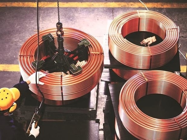 Copper near 7-year high as investors regain nerve; gold and oil firm up
