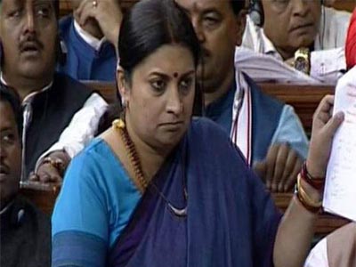 Opposition seeks Smriti Irani’s apology on ‘objectionable’ comments in Rajya Sabha