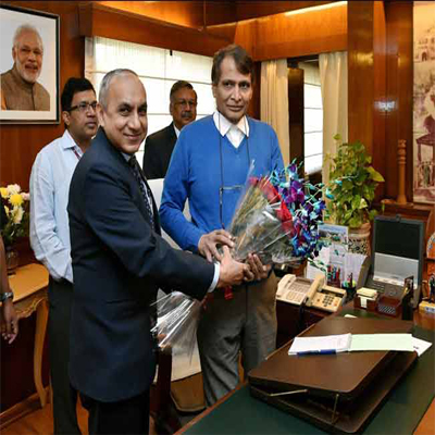 Railway Minister Suresh Prabhu promises modern rail network with no fare hike