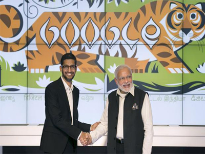 Google to collaborate with Indian Railways, announces Narendra Modi