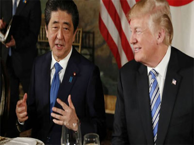 'Imperative' to dismantle North Korean nuclear weapons say Trump, Abe