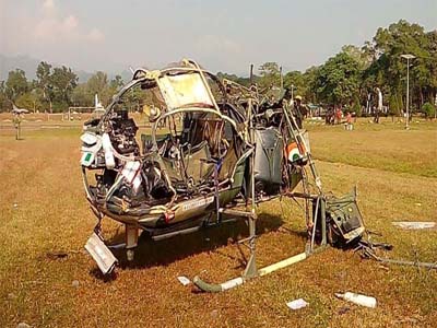 West Bengal: Army helicopter crashes in Sukna, 3 officers killed