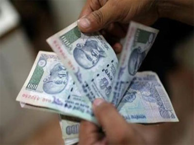 Rupee falls by 44 paise, opens at 72.88 per US dollar