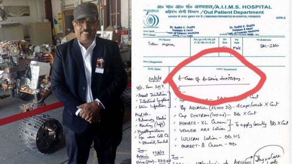Top ISRO scientist claims he was poisoned with arsenic trioxide in 2017