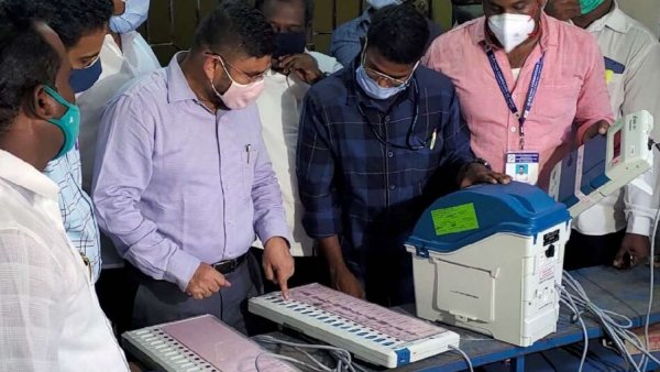 After Assam, now EVMs found outside TMC leader's house in West Bengal, EC suspends official
