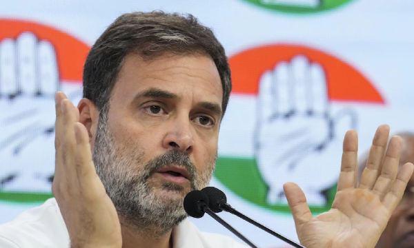 Rahul seeks JPC probe into June 4 crash, calls it biggest stock market scam