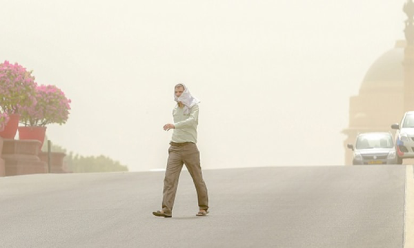 Dust storm hits Delhi-NCR, maximum temperature reaches 41.2 degrees Celsius